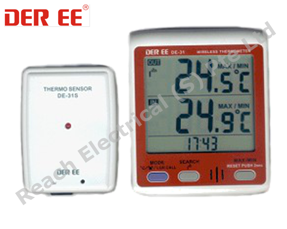 DER EE – Wireless Digital Room Thermometer DE-31 – Reach Electrical