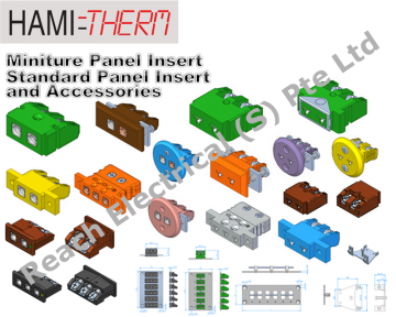 HAMITHERM Miniature and Standard Panel Inserts & Accessories